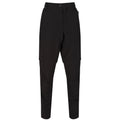 Black - Front - Regatta Mens Highton Zip Off Walking Trousers