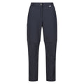 Seal Grey - Front - Regatta Womens-Ladies Chaska II Zip Off Trousers