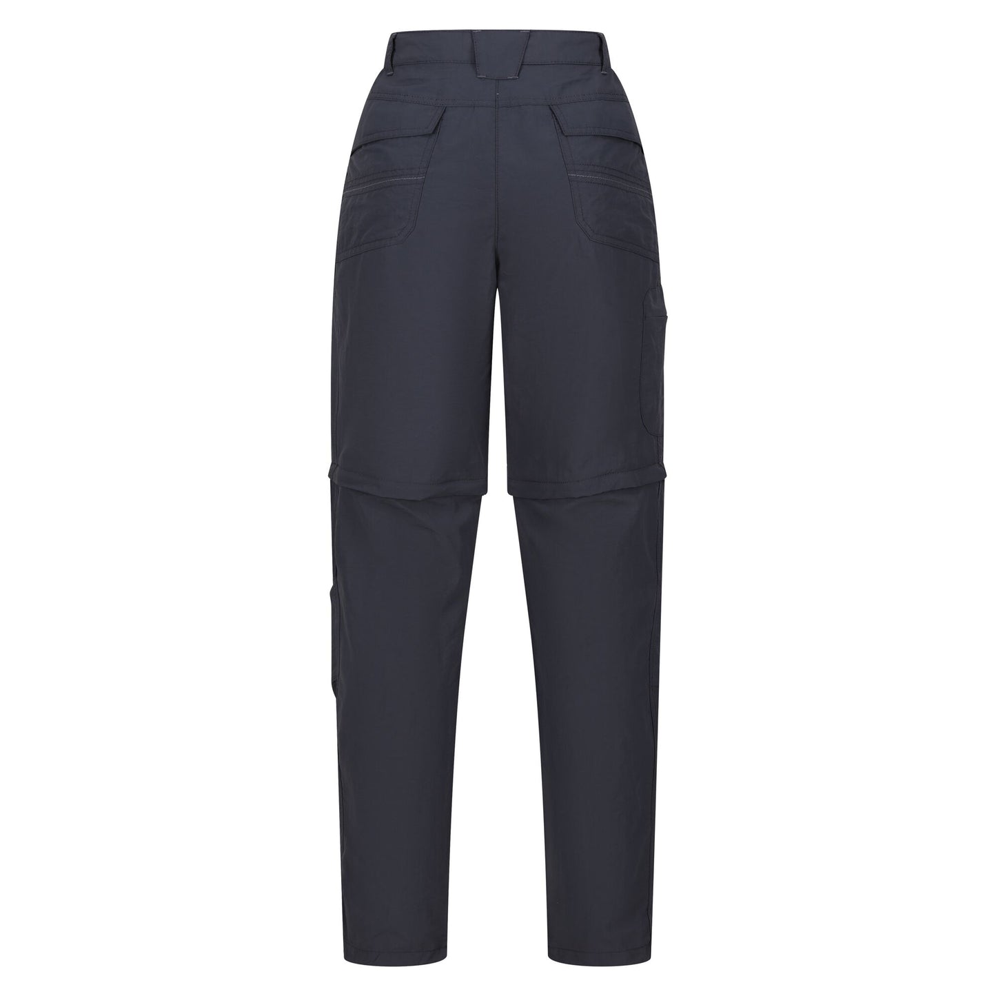 Seal Grey - Back - Regatta Womens-Ladies Chaska II Zip Off Trousers