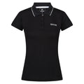 Black - Side - Regatta Womens-Ladies Maverick V Polo Shirt