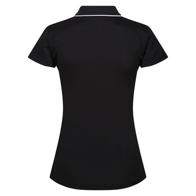 Black - Back - Regatta Womens-Ladies Maverick V Polo Shirt