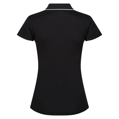 Black - Back - Regatta Womens-Ladies Maverick V Polo Shirt