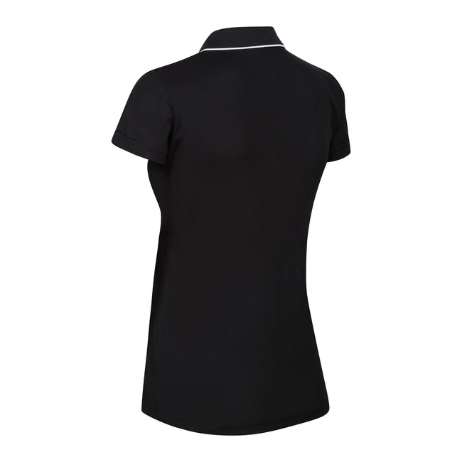 Black - Lifestyle - Regatta Womens-Ladies Maverick V Polo Shirt