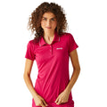 Terracotta - Side - Regatta Womens-Ladies Maverick V Polo Shirt