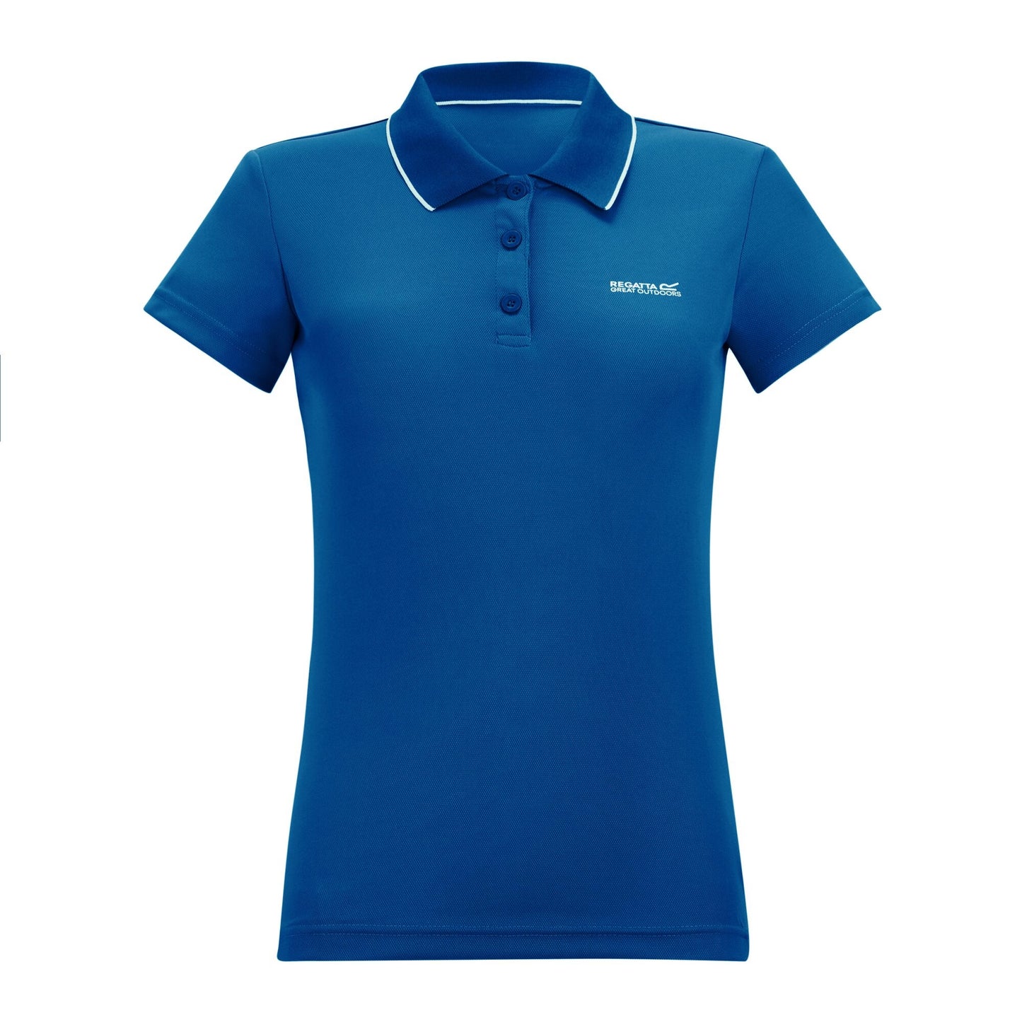 Aviator Blue - Front - Regatta Womens-Ladies Maverick V Polo Shirt