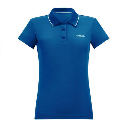 Aviator Blue - Front - Regatta Womens-Ladies Maverick V Polo Shirt