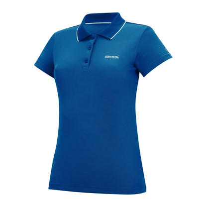 Aviator Blue - Side - Regatta Womens-Ladies Maverick V Polo Shirt