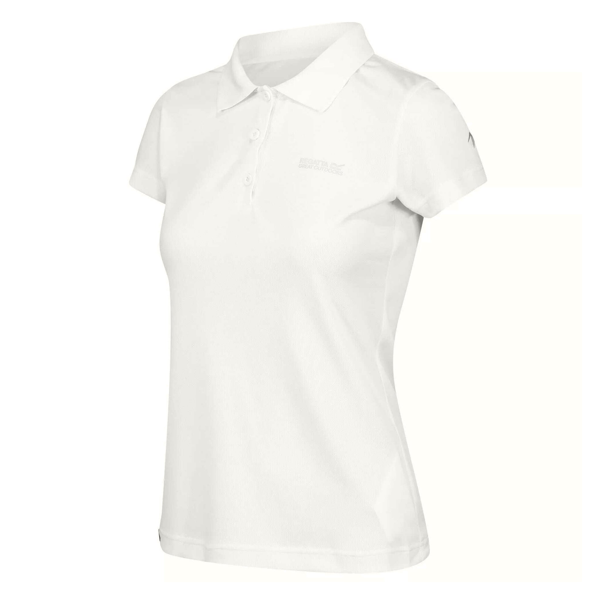 Barely White - Side - Regatta Womens-Ladies Maverick V Polo Shirt