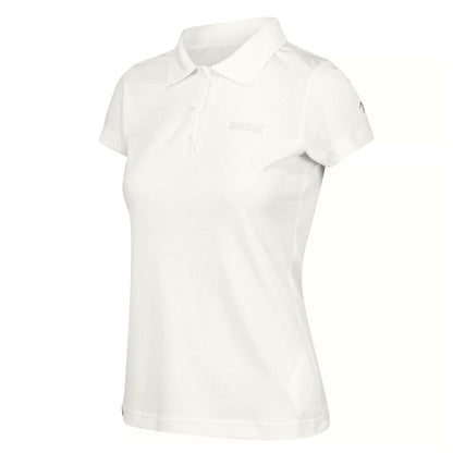 Barely White - Side - Regatta Womens-Ladies Maverick V Polo Shirt