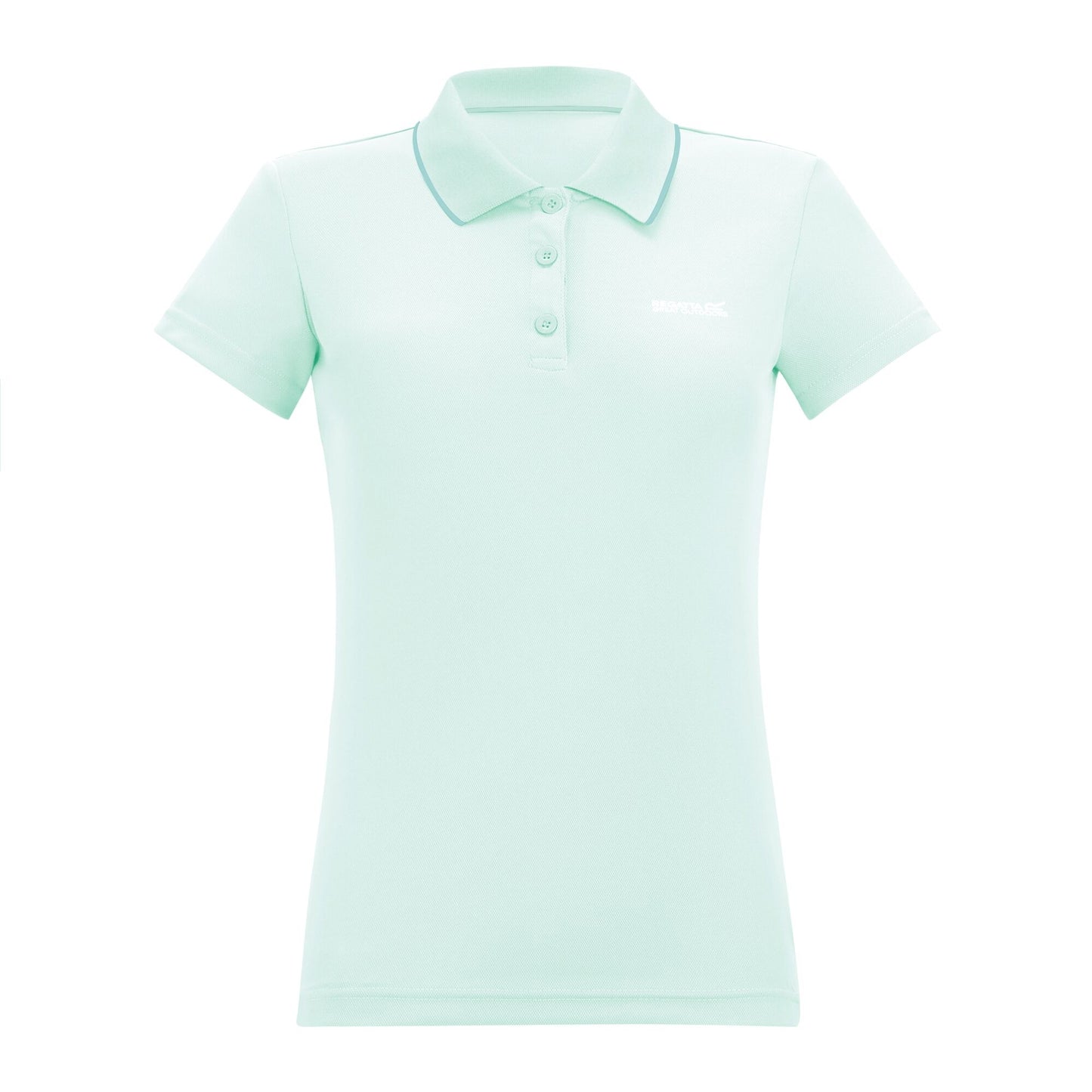 Ocean Mist - Front - Regatta Womens-Ladies Maverick V Polo Shirt