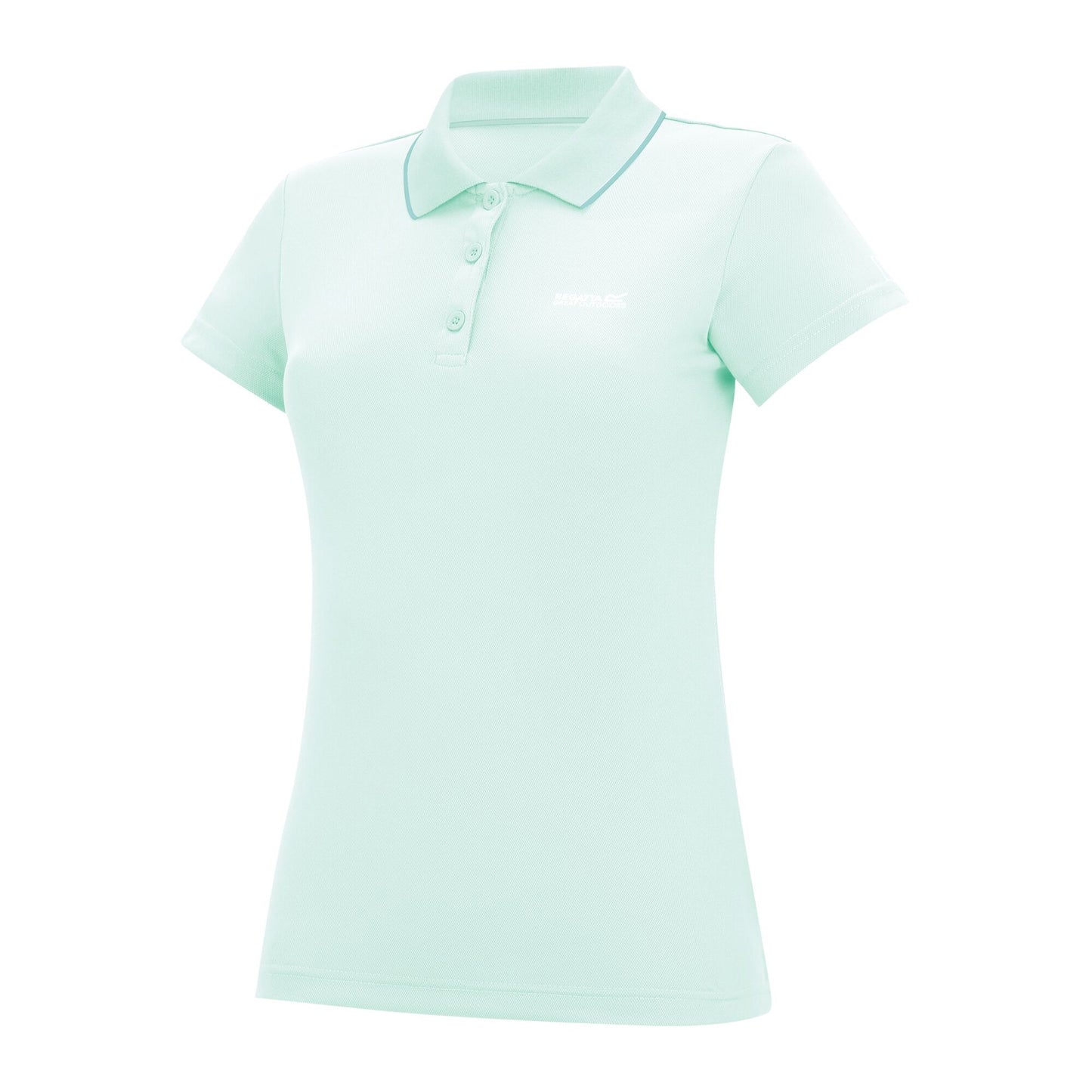 Ocean Mist - Side - Regatta Womens-Ladies Maverick V Polo Shirt