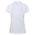 White - Front - Regatta Womens-Ladies Maverick V Polo Shirt