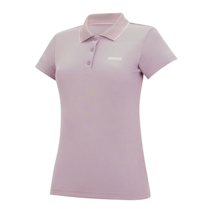 Powder Lilac - Side - Regatta Womens-Ladies Maverick V Polo Shirt