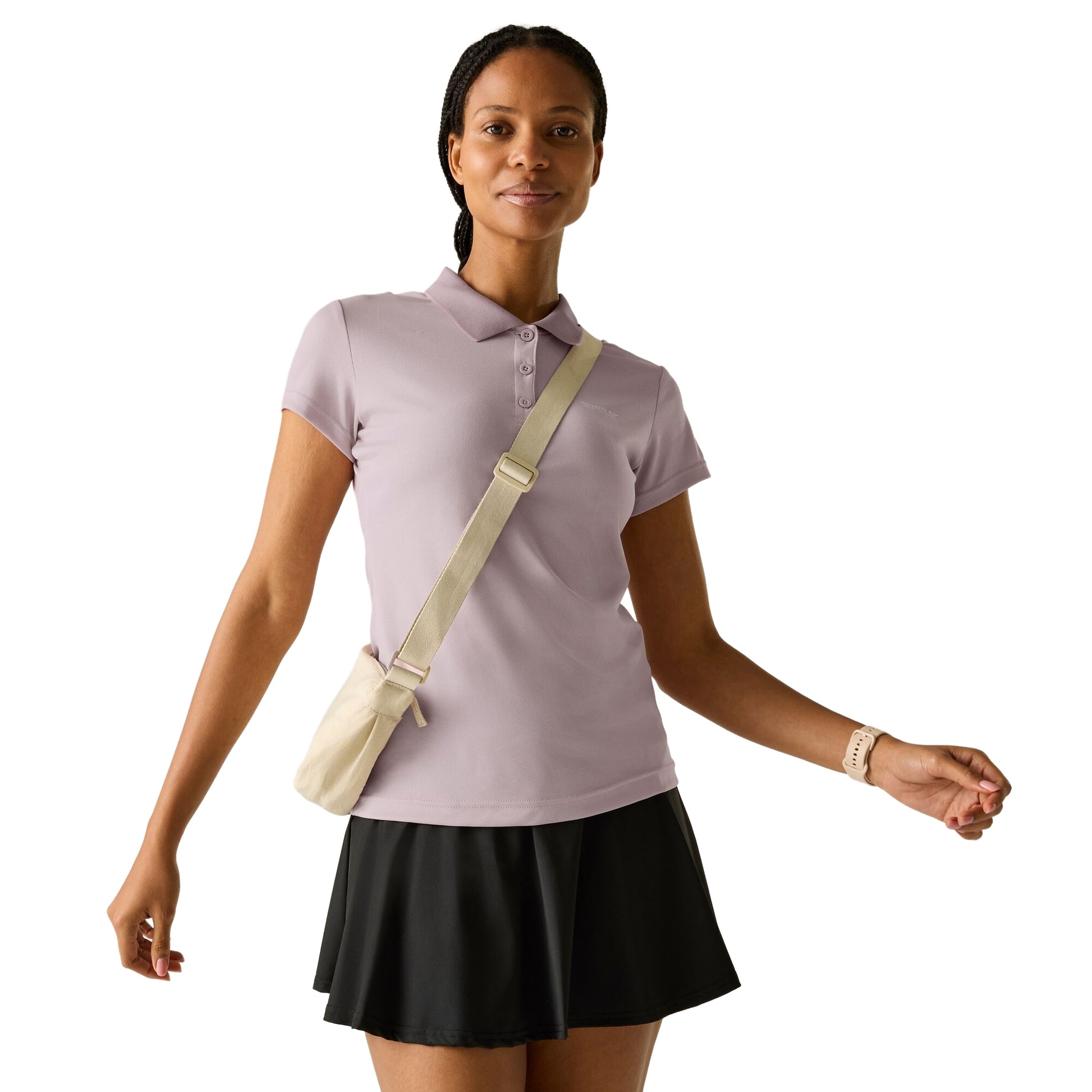 Powder Lilac - Lifestyle - Regatta Womens-Ladies Maverick V Polo Shirt