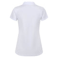 White - Back - Regatta Womens-Ladies Maverick V Polo Shirt