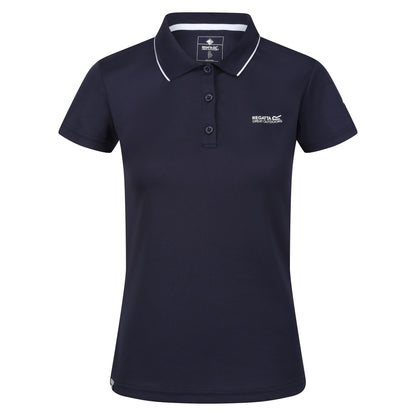 Navy - Front - Regatta Womens-Ladies Maverick V Polo Shirt