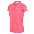 Tropical Pink - Pack Shot - Regatta Womens-Ladies Maverick V Polo Shirt