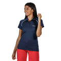 Dark Denim - Front - Regatta Womens-Ladies Kalter Polo Shirt