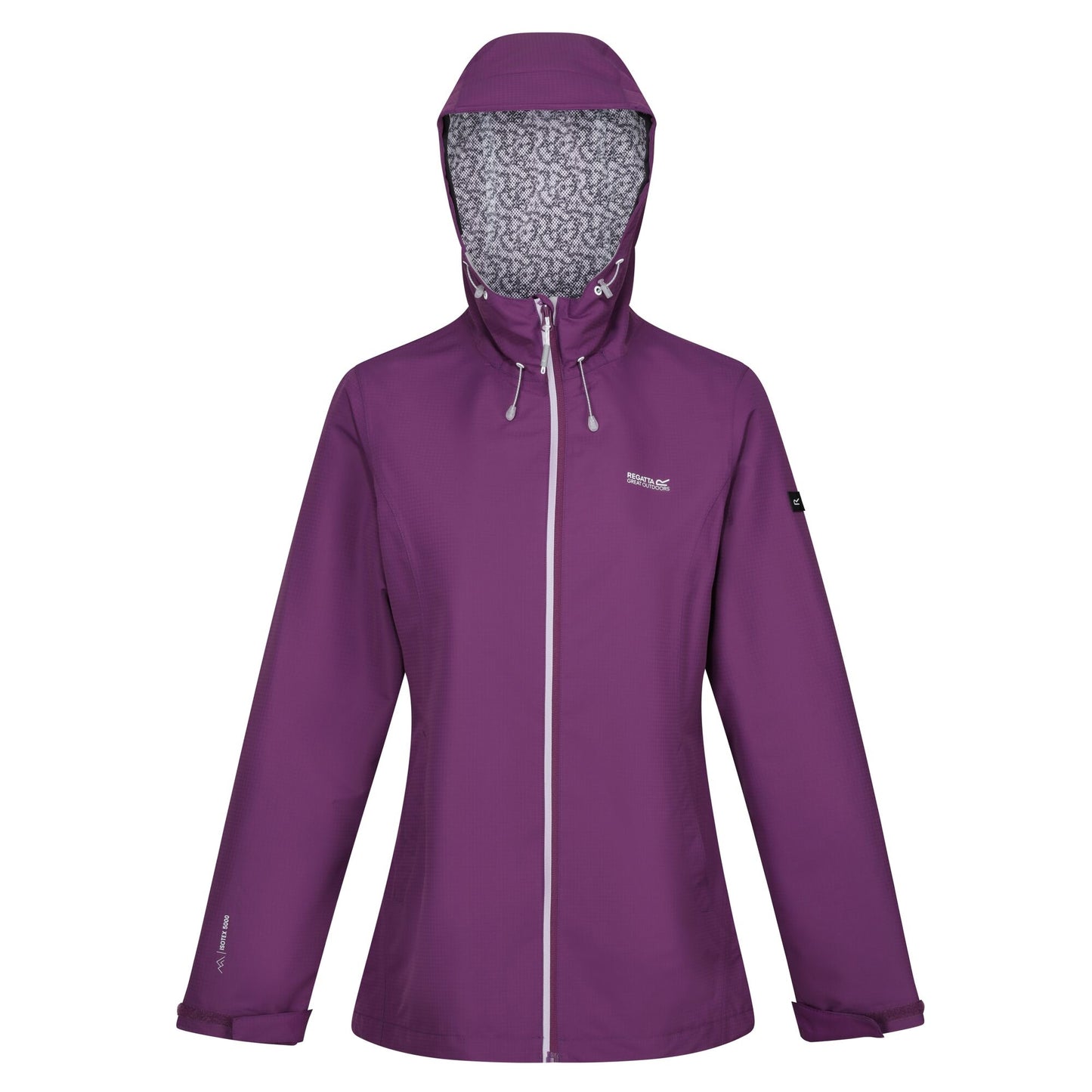 Sunset Purple - Front - Regatta Womens-Ladies Hamara III Waterproof Jacket