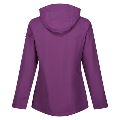 Sunset Purple - Back - Regatta Womens-Ladies Hamara III Waterproof Jacket