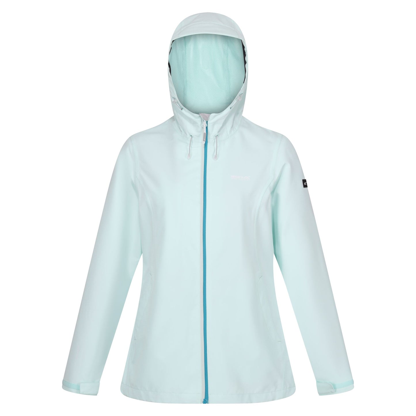 Bleached Aqua - Front - Regatta Womens-Ladies Hamara III Waterproof Jacket