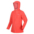 Neon Peach - Side - Regatta Womens-Ladies Hamara III Waterproof Jacket