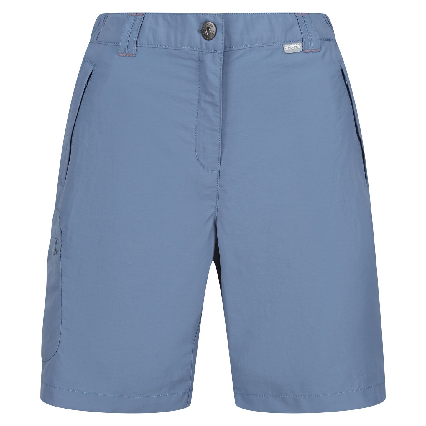 Coronet Blue - Front - Regatta Womens-Ladies Chaska II Walking Shorts