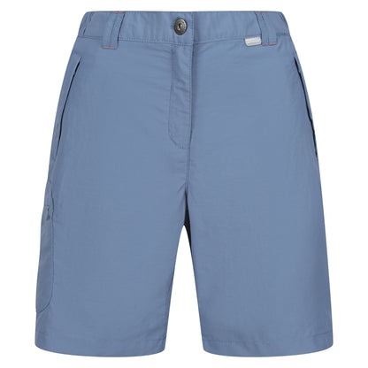 Coronet Blue - Front - Regatta Womens-Ladies Chaska II Walking Shorts