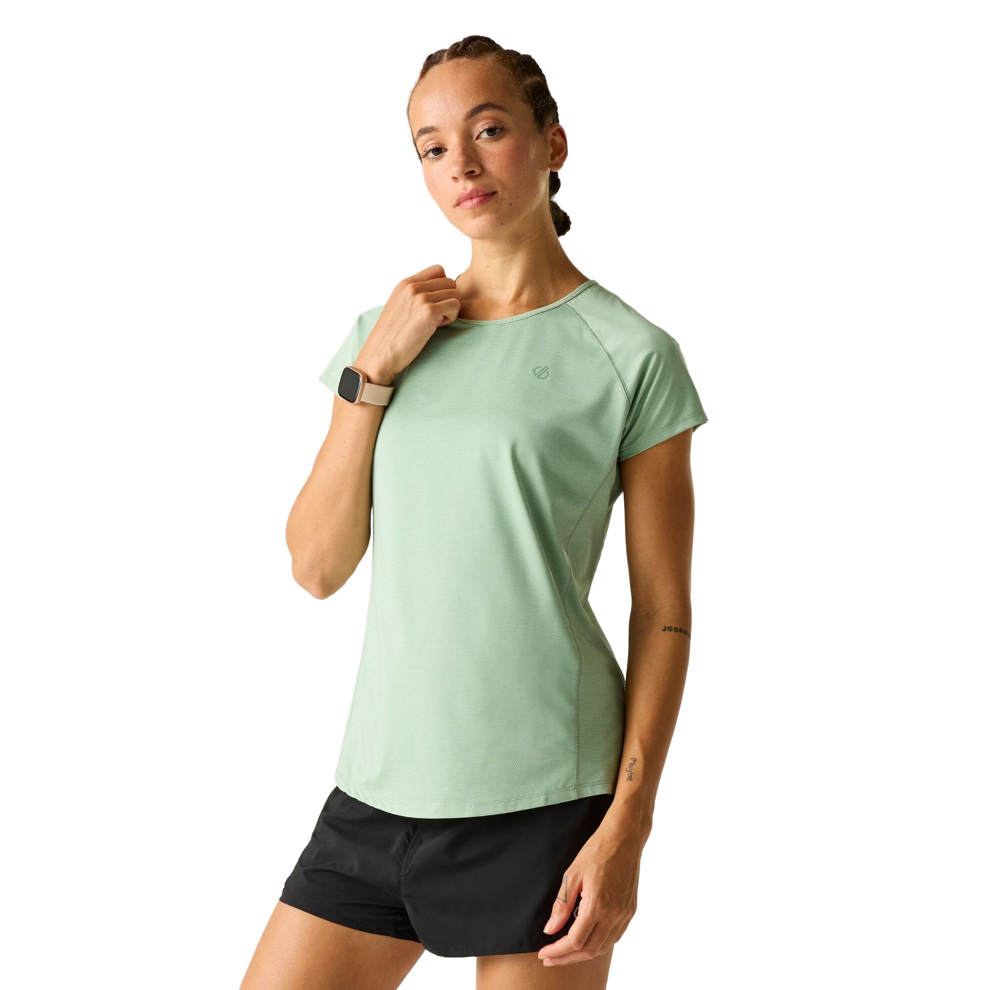 Glacier Green - Pack Shot - Dare 2B Womens-Ladies Corral T-Shirt