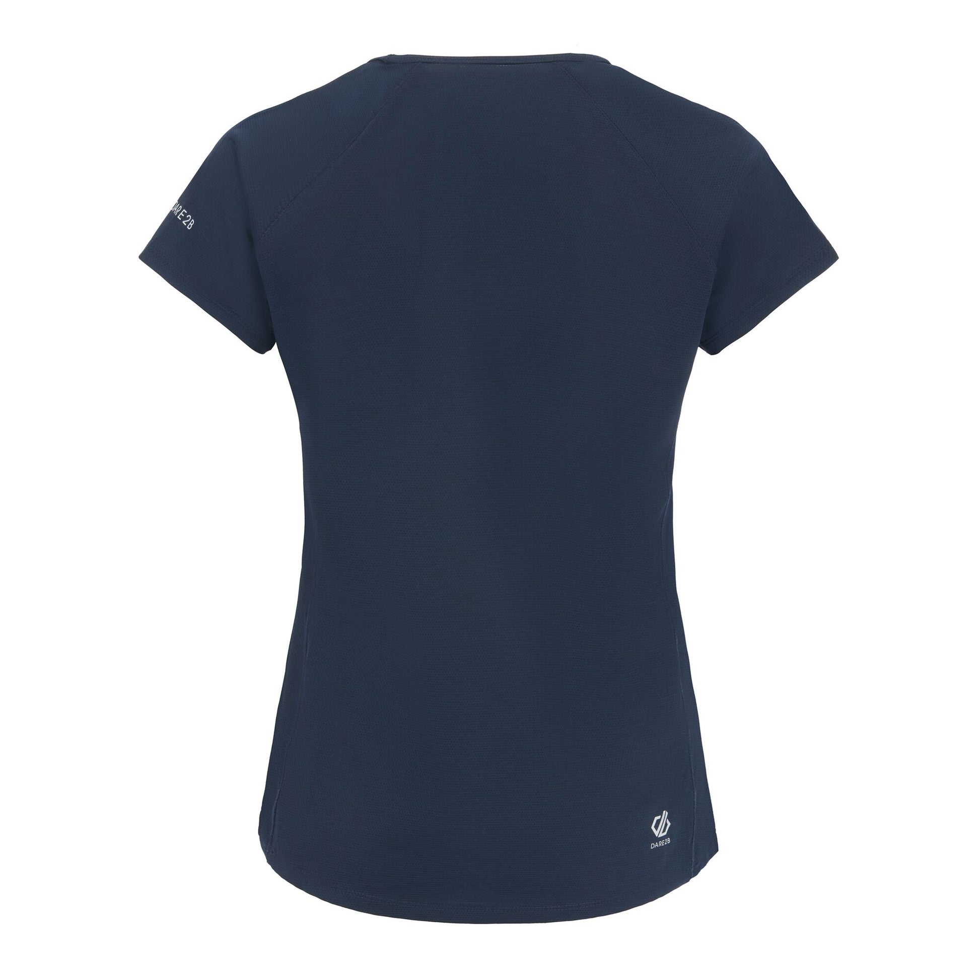 Navy - Side - Dare 2B Womens-Ladies Corral T-Shirt
