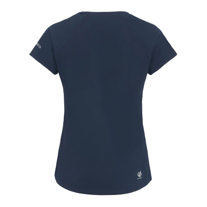 Navy - Side - Dare 2B Womens-Ladies Corral T-Shirt