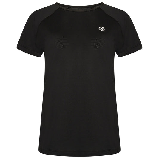 Black-Black - Front - Dare 2B Womens-Ladies Corral T-Shirt