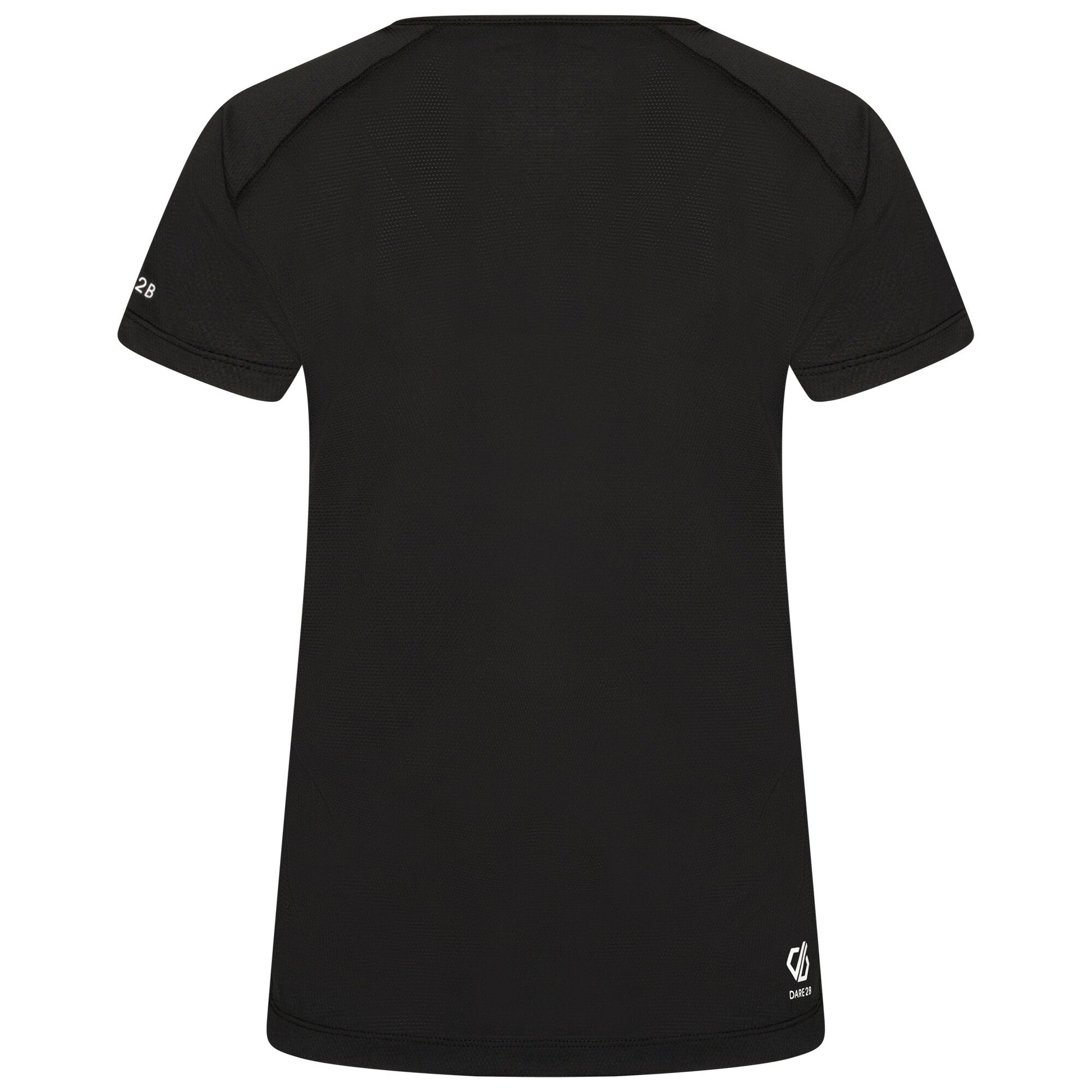 Black-Black - Back - Dare 2B Womens-Ladies Corral T-Shirt