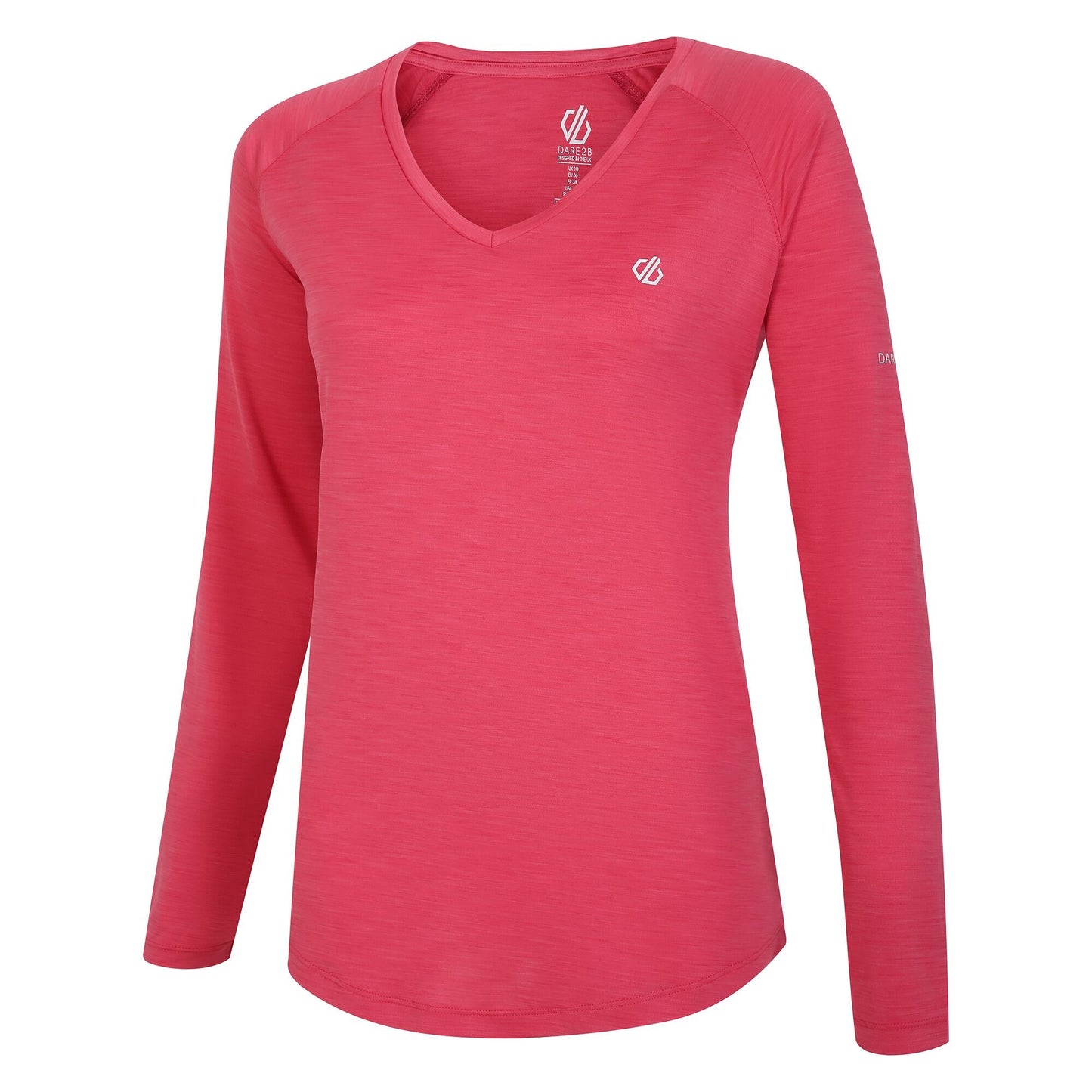 Sorbet Pink - Back - Dare 2B Womens-Ladies Discern Long Sleeve T-Shirt