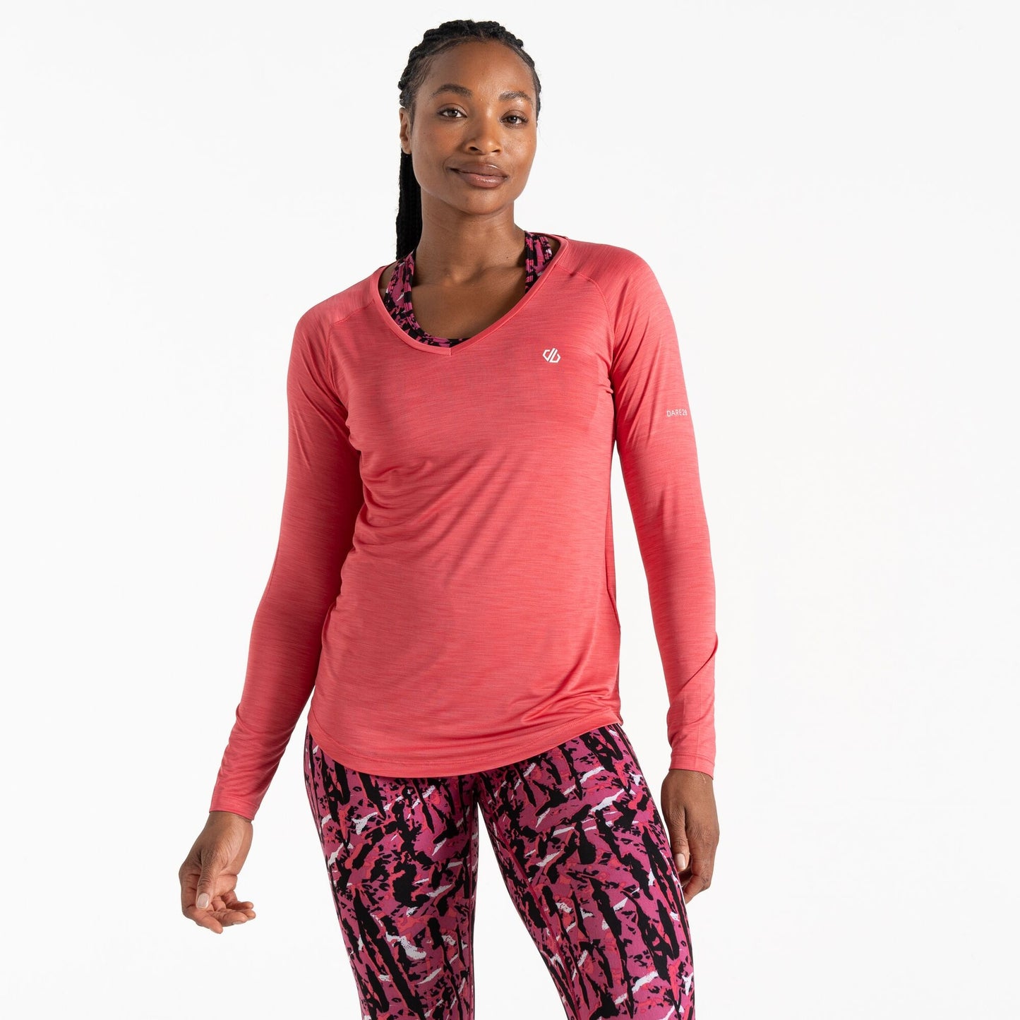 Sorbet Pink - Lifestyle - Dare 2B Womens-Ladies Discern Long Sleeve T-Shirt