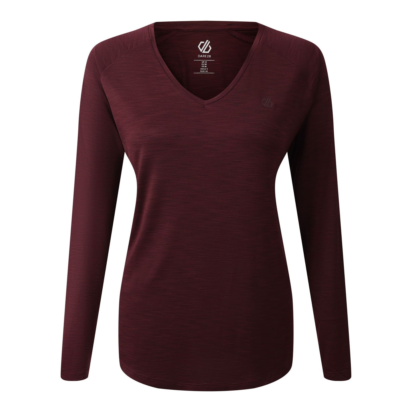 Fig - Front - Dare 2B Womens-Ladies Discern Long Sleeve T-Shirt