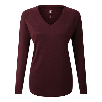 Fig - Front - Dare 2B Womens-Ladies Discern Long Sleeve T-Shirt