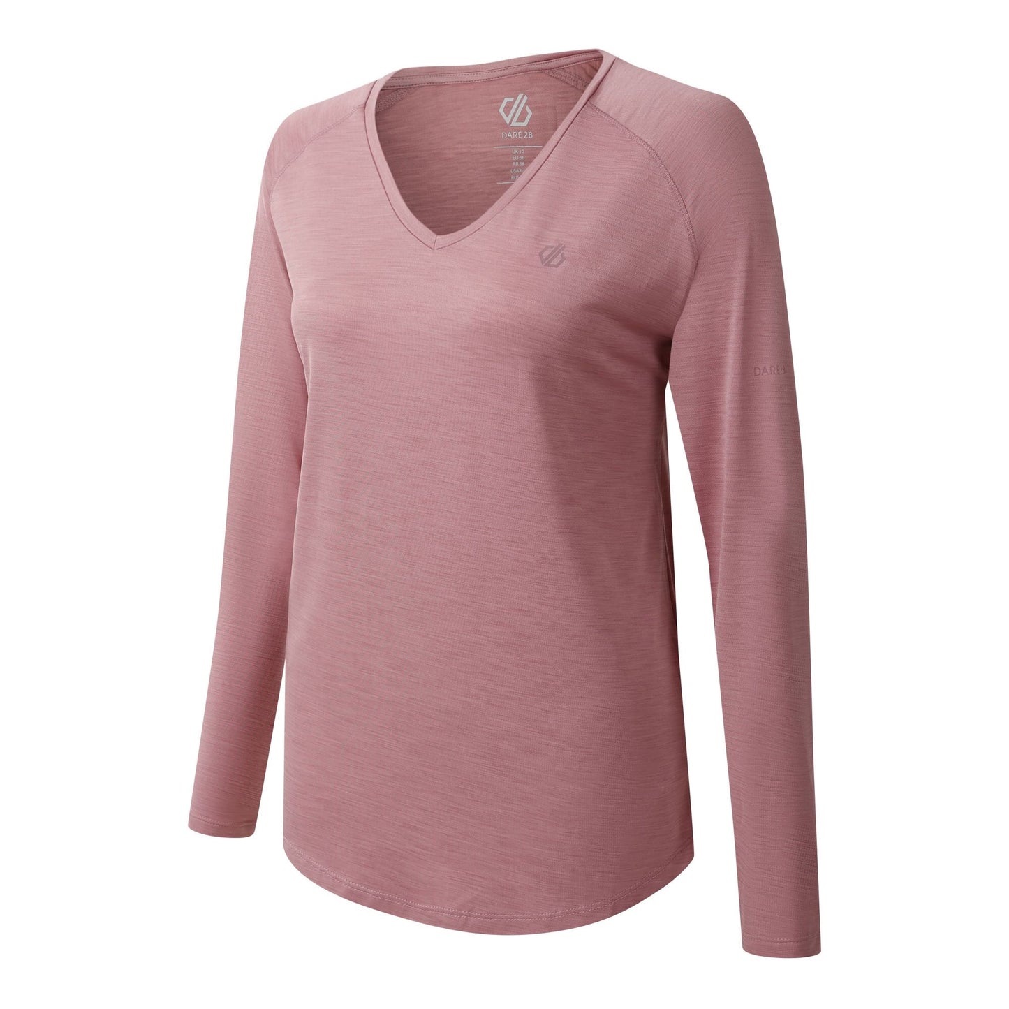 Lilas - Side - Dare 2B Womens-Ladies Discern Long Sleeve T-Shirt