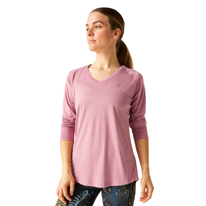 Lilas - Lifestyle - Dare 2B Womens-Ladies Discern Long Sleeve T-Shirt