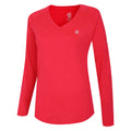 Neon Pink - Side - Dare 2B Womens-Ladies Discern Long Sleeve T-Shirt