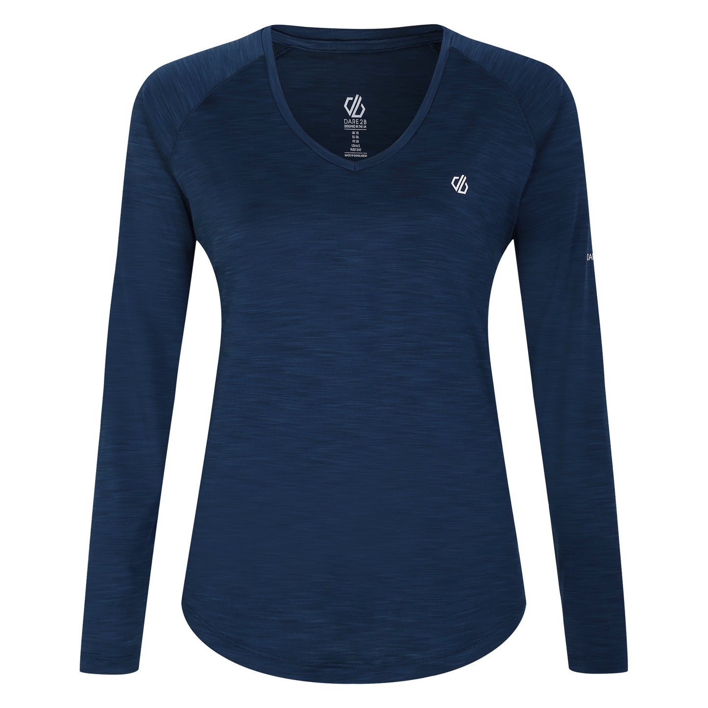 Moonlight Denim - Front - Dare 2B Womens-Ladies Discern Long Sleeve T-Shirt