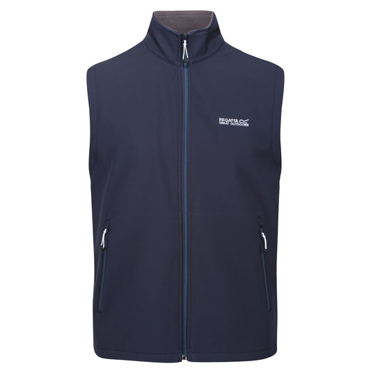 Navy - Front - Regatta Mens Bradwell III Gilet