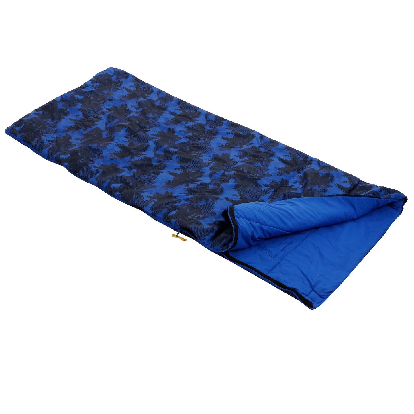 Oxford Blue-Palm Tree - Front - Regatta Great Outdoors Kids Maui 2 Season Sleeping Bag