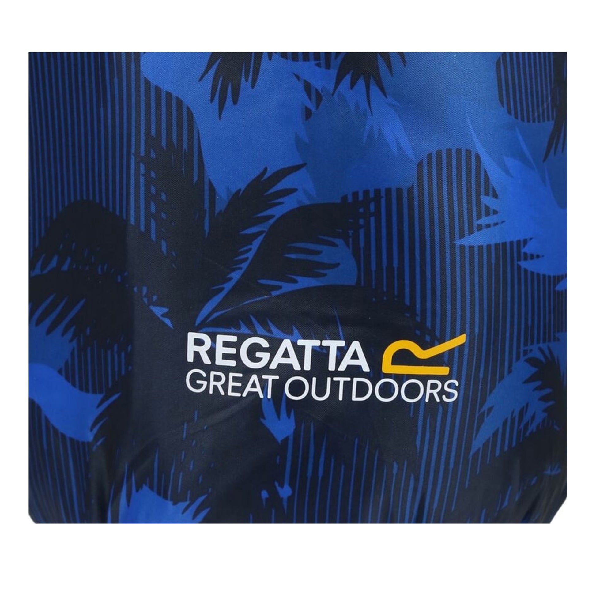 Oxford Blue-Palm Tree - Side - Regatta Great Outdoors Kids Maui 2 Season Sleeping Bag