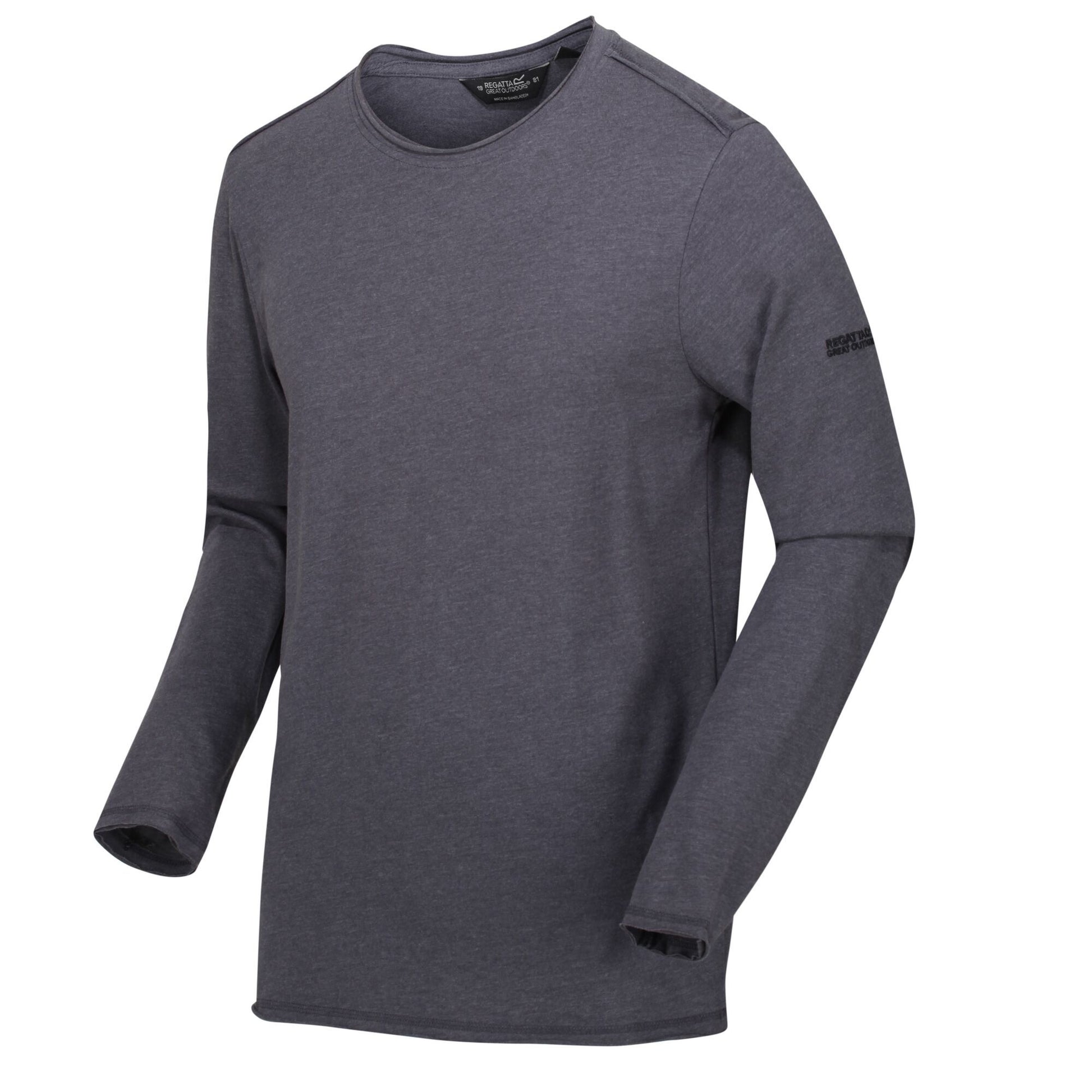 Dark Grey - Side - Regatta Mens Karter II Sweatshirt