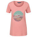 Blush Pink - Front - Regatta Womens-Ladies Filandra IV Graphic T-Shirt
