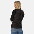 Black - Side - Regatta Womens-Ladies Firedown Down-Touch Insulated Bodywarmer