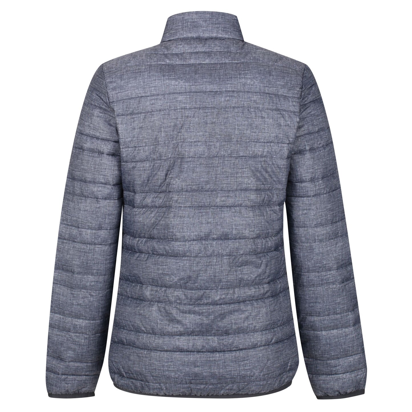 Grey Marl-Black - Back - Regatta Professional Womens-Ladies Quilted Baffled Jacket