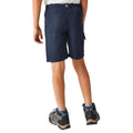 Navy - Pack Shot - Regatta Childrens-Kids Sorcer II Shorts