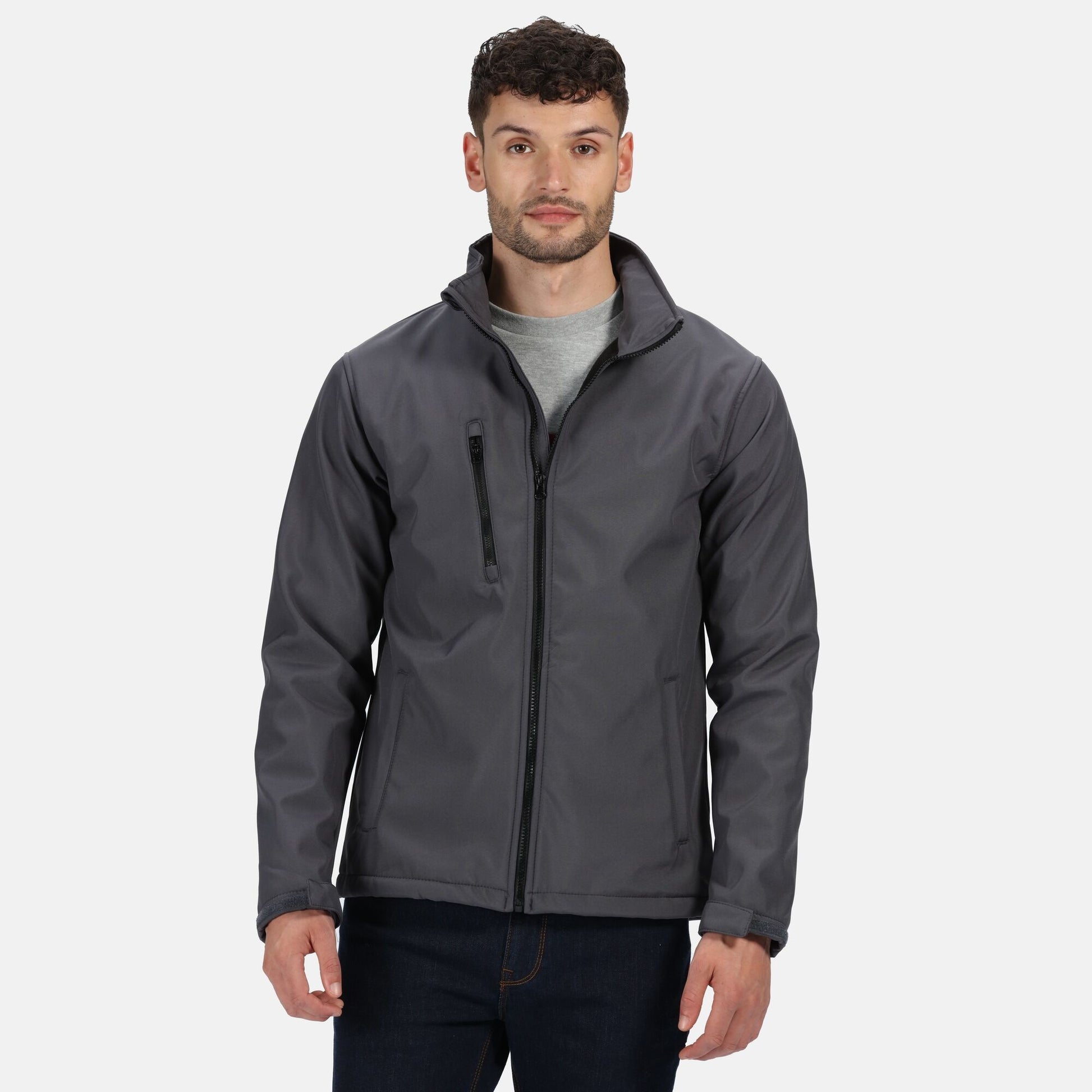 Seal Grey - Lifestyle - Regatta Professional Mens 3 Layer Soft Shell Jacket